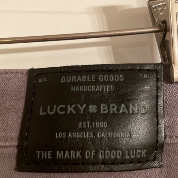 Lucky Brand Jeans - size 10/30 - skinny fit - gray with metallic silver - Picture 2 of 9